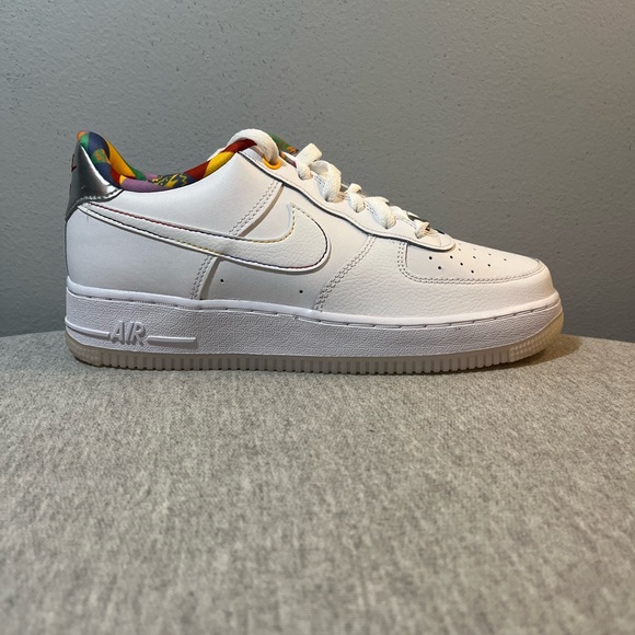 Nike Air Force 1 Low LV8 (GS) Playful Print Shoe Size 7Y/Women 8.5 FN8912-111 - Picture 1 of 10